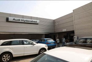 Audi Car Showroom In Madhapur Hyderabad.