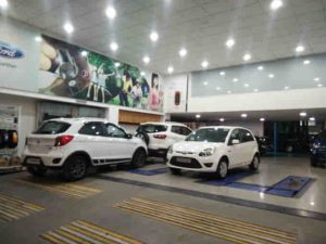 Ford Car Showroom In Bowenpally Hyderabad.